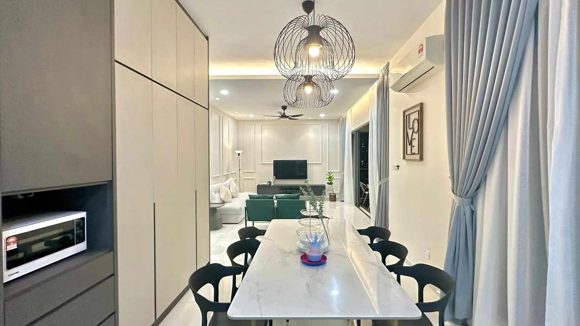 Superb Seaview 3 Balcony Near Ciq Jb 3B2B Apartamento Johor Bahru Malásia